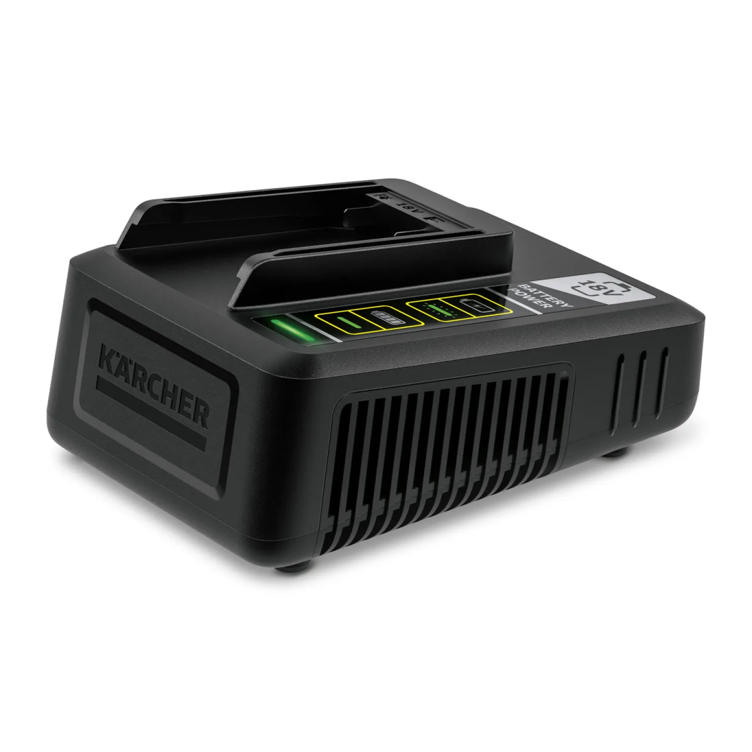 Pikalaturi Kärcher Battery Power 18V seinäkiinnikkeellä