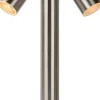 Pollarivalaisin Lucide Arne-LED 50 cm 2x5W IP44 satiinikromi
