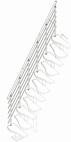 Porraskaide Dolle Shape 6 Basil/Berlin-portaisiin lakattu pyökki eri vaihtoehtoja