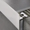 Porraskulmalista Progress Profiles Protermstep ACC 2,7m 10/12,5mm kiiltävä rst