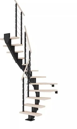 Portaat Dolle Frankfurt Design, U-malli, valkoöljytty tammi, eri värejä ja kokoja