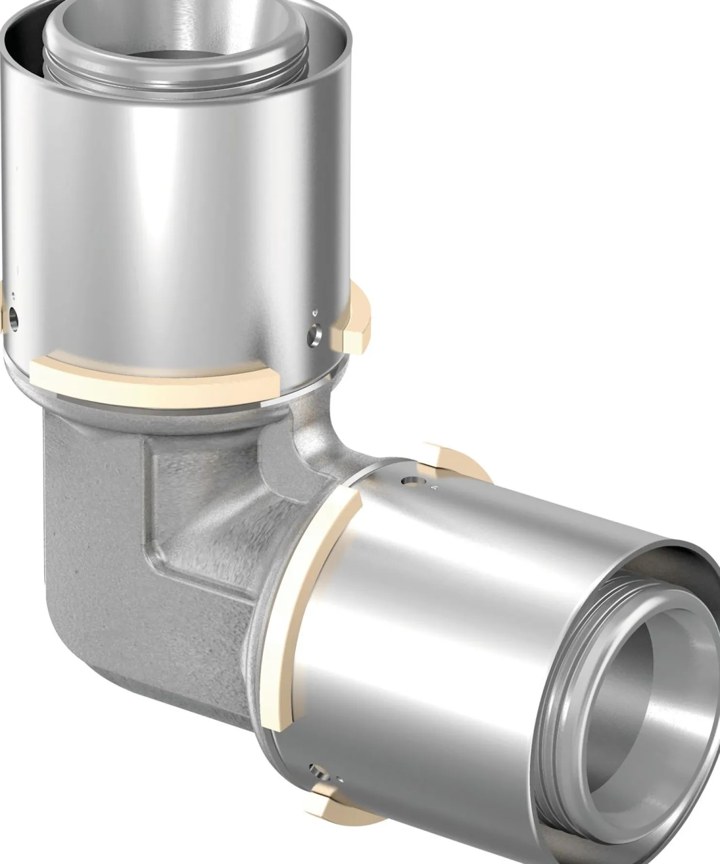 Puristuskulmaliitin Uponor S-Press DR 50-50 mm