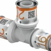 Puristus-T-haara Uponor S-Press Plus PPSU 20-20-16 mm