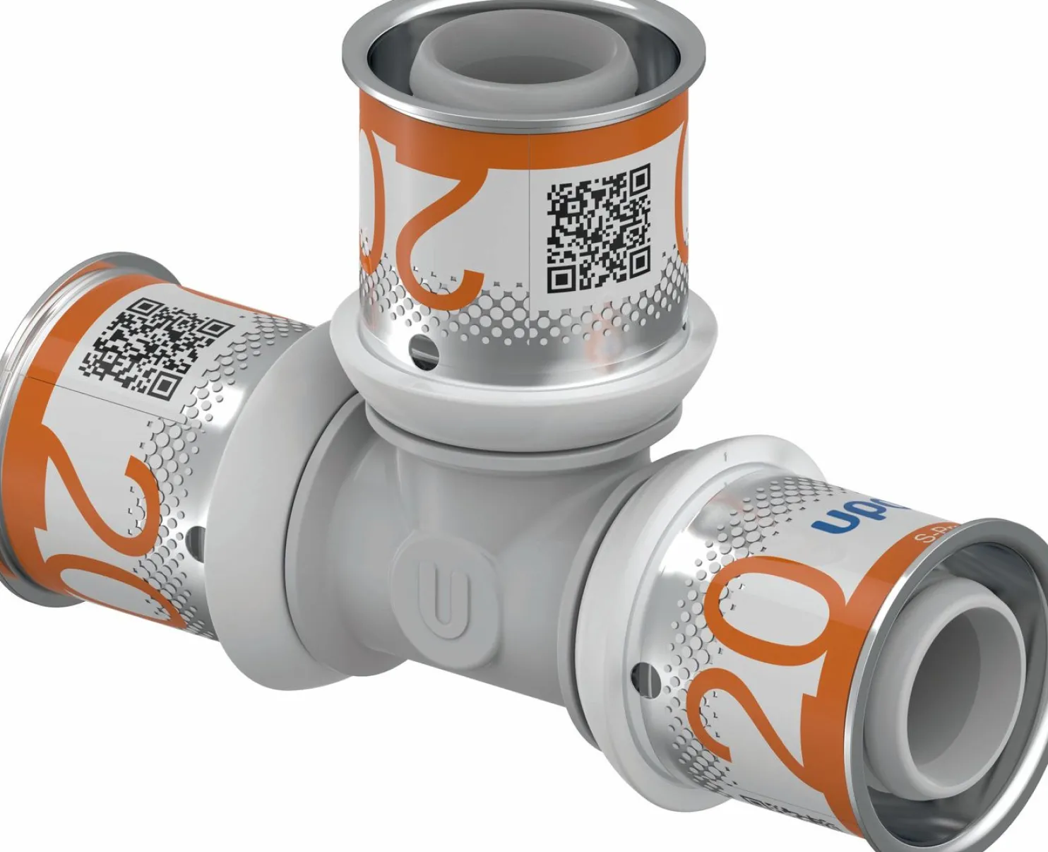Puristus-T-haara Uponor S-Press Plus PPSU 20-20-20 mm