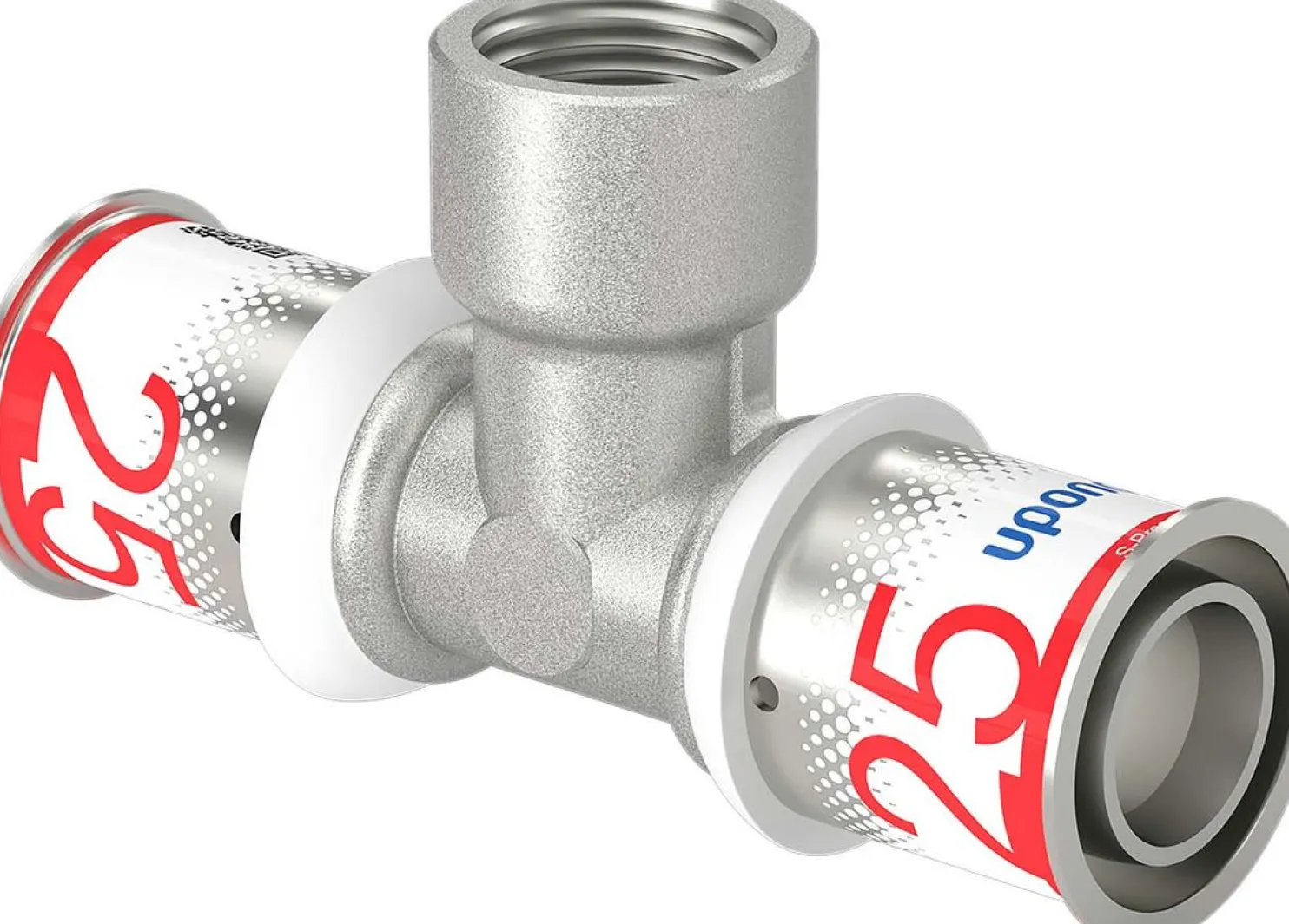 Puristus-T-Haara Uponor S-Press Plus 25-RP1/2"SK-25