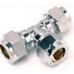 Puserrus T-liitin 15x15x15 mm kromattu