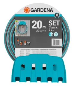 Puutarhaletku Gardena Classic 13 mm 20 m + teline ja liittimet