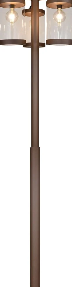 Pylväsvalaisin Trio Sambesi 240cm 3xE27 hämärätunnistin