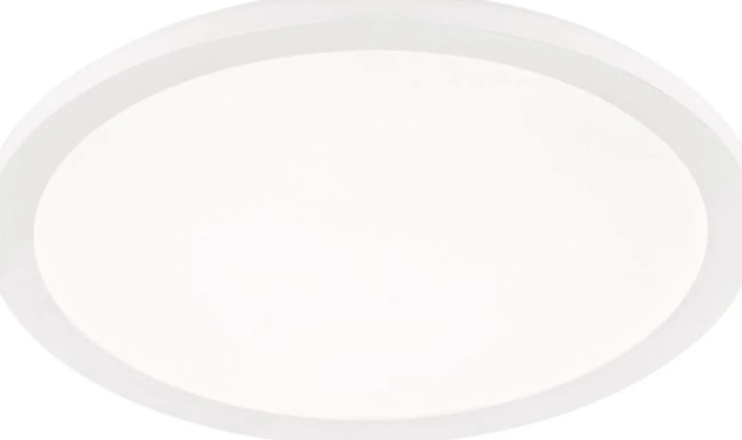 Pyöreä LED-plafondi Trio Camillus Ø40 cm valkoinen IP44