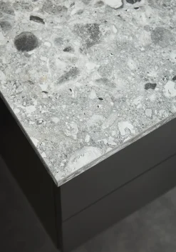 Pöytätaso Hafa On Top, harmaa terrazzo, eri kokoja