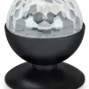 Pöytävalaisin Heat Disco LED RGB 3W musta