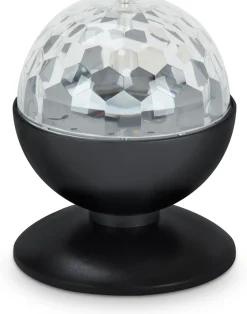 Pöytävalaisin Heat Disco LED RGB 3W musta
