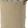 Pyykkikori Home4You LIDO LEO Ø38xK48 cm, beige
