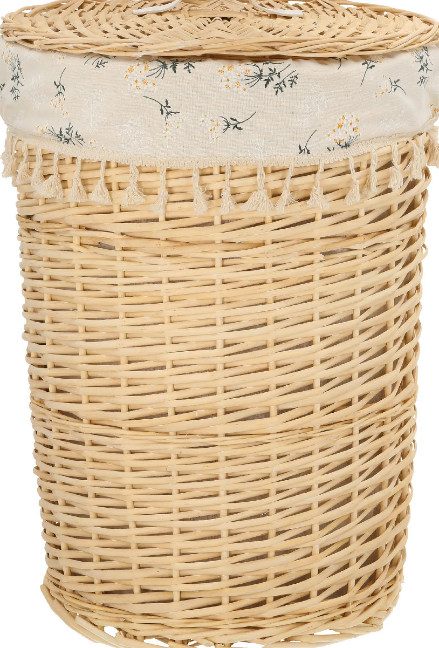 Pyykkikori Home4You WILLI EMMA Ø41xK57 cm, beige