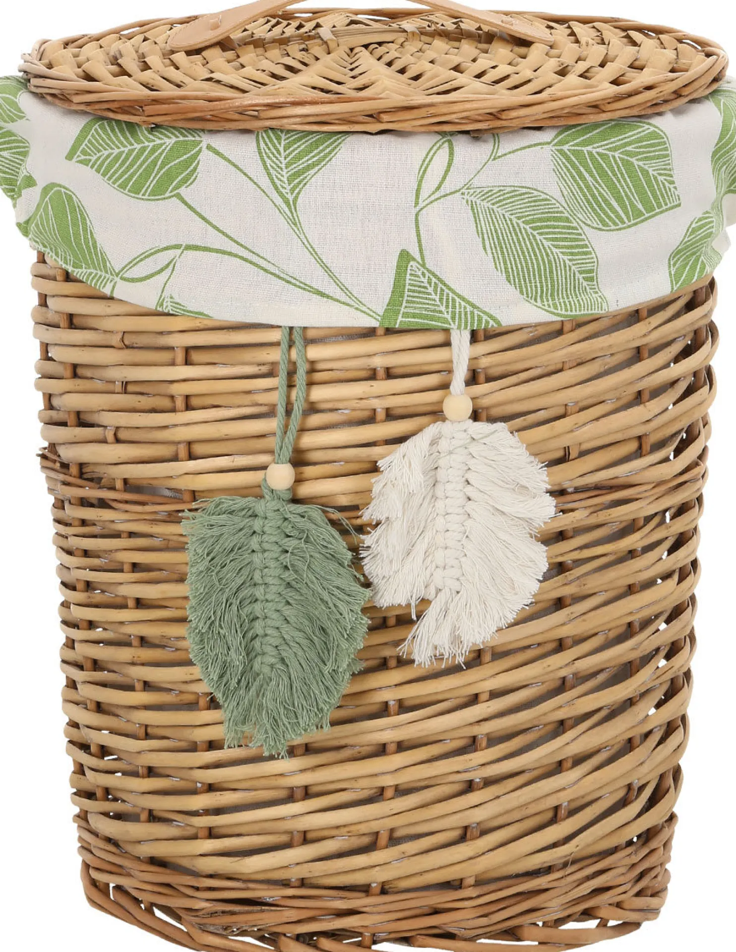Pyykkikori Home4You WILLI MIRO Ø31xK36 cm, beige