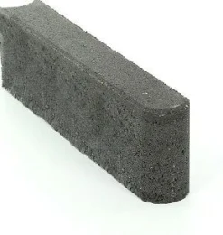Reunakivi Rudus 500x80x140 mm sileä musta
