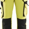 Riipputaskuhousut Blåkläder 1997 Highvis stretch huomiokeltainen/musta
