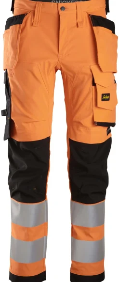 Riipputaskuhousut Snickers Workwear 6243 High-Vis lk 2