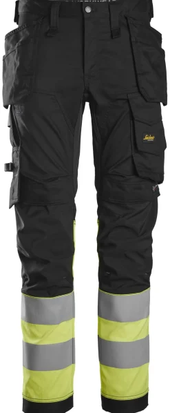 Riipputaskuhousut Snickers Workwear 6234 High-Vis lk 1