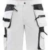 Riipputaskushortsit Blåkläder 1088 Stretch valkoinen/tummanharmaa