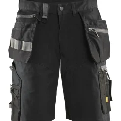 Riipputaskushortsit Blåkläder 1598 Stretch musta