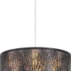 Riippuvalaisin FocusLight Metsä Ø40 cm musta