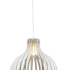 Riippuvalaisin FocusLight Orsa E27 60W IP20 ø430x1600 mm puu valkoinen