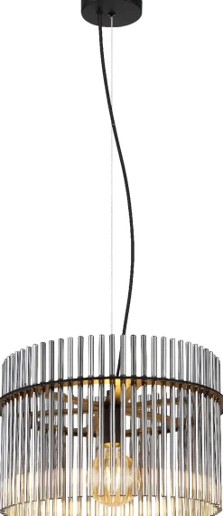 Riippuvalaisin Globo Gorley 40cm, 1xE27, musta/savu