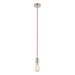 Riippuvalaisin Globo Noel Ø10cm 60W punainen