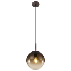 Riippuvalaisin Globo Varus Ø20cm 40W ruskea