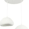 Riippuvalaisin Linento Lighting Lora 40-40-T-Luna, 2-osainen, valkoinen
