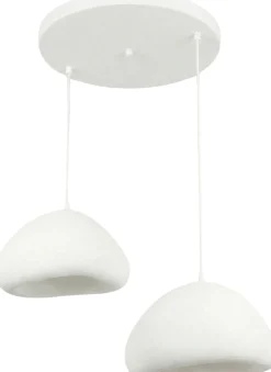 Riippuvalaisin Linento Lighting Lora 40-40-T-Luna, 2-osainen, valkoinen