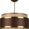 Riippuvalaisin Linento Lighting BK029, Ø28cm, ruskea