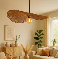Riippuvalaisin Linento Lighting BRZ-340032, ø30cm, E27, max. 40W, IP20, bambu