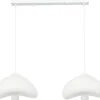 Riippuvalaisin Linento Lighting Luna 30-2-C, 2-osainen, valkoinen