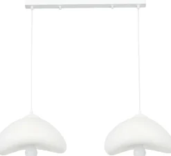 Riippuvalaisin Linento Lighting Luna 30-2-C, 2-osainen, valkoinen