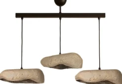 Riippuvalaisin Linento Lighting BK196 3-osainen musta/harmaa