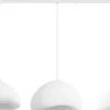 Riippuvalaisin Linento Lighting Lora Set-C-Luna, 3-osainen, valkoinen