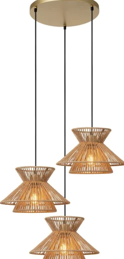 Riippuvalaisin Lucide Tasman 3xE27, luonnollinen