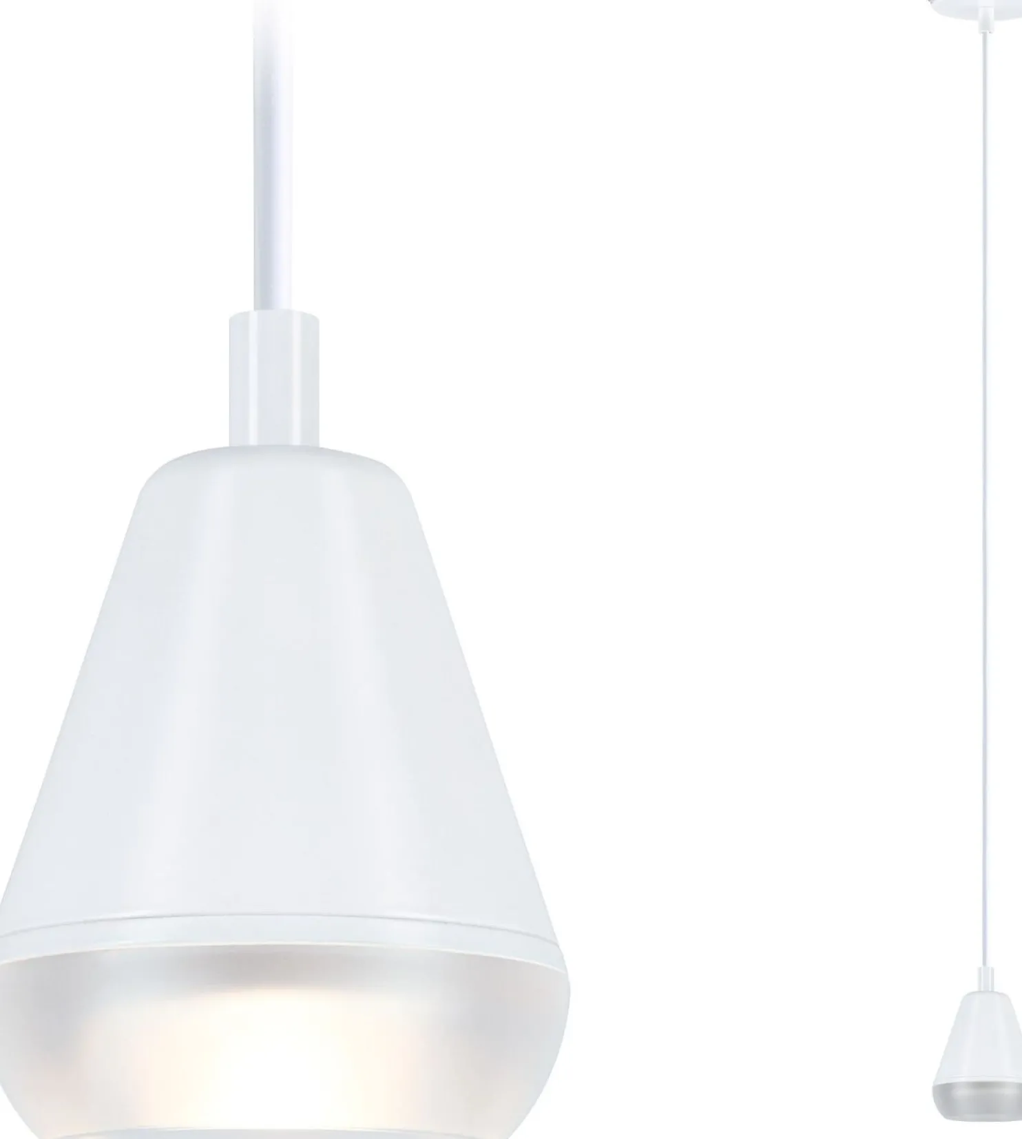 Riippuvalaisin Paulmann Luia Ø78mm GU10 max. 10W IP44 satiinikupu
