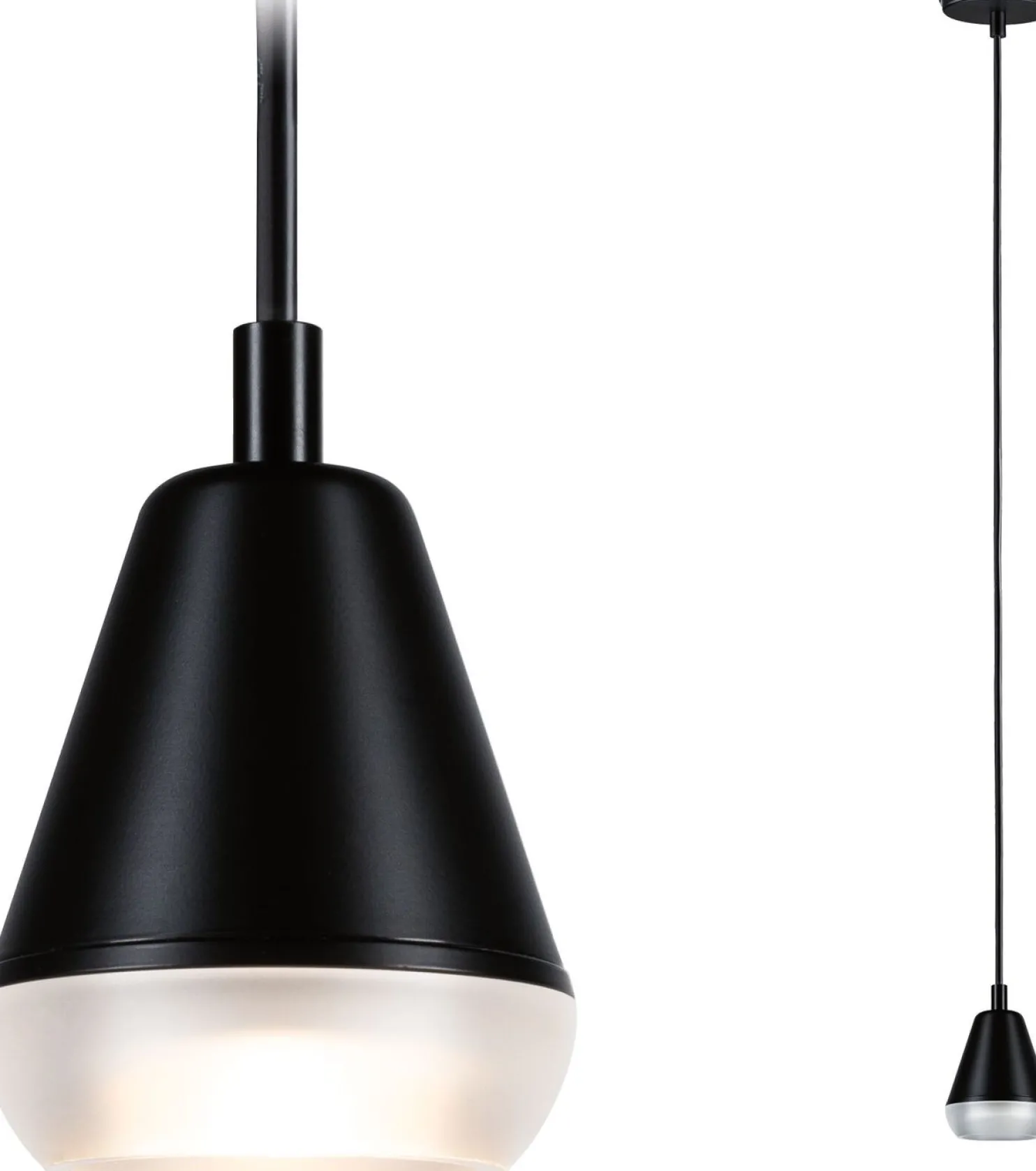 Riippuvalaisin Paulmann Luia Ø78mm GU10 max. 10W IP44 satiinikupu