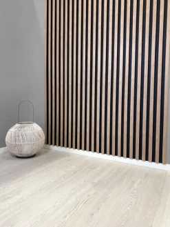 Rimapaneeli Järnvik Decoration Fagus 7401 3D 21x122x2600 mm musta/tammi