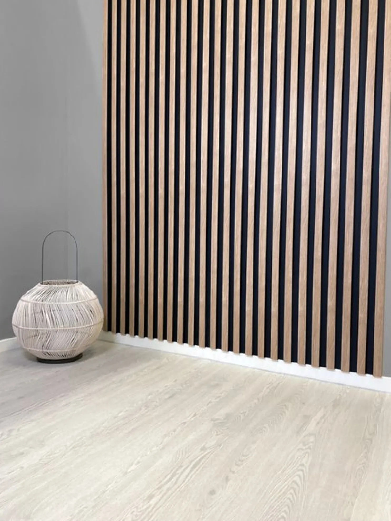 Rimapaneeli Järnvik Decoration Fagus 7401 3D 21x122x2600 mm musta/tammi