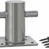 Ristipollari Inora, 125mm, ruostumaton teräs