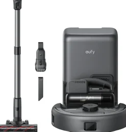 Robotti-imuri Eufy E20, 3-in-1, irroitettavalla käsi-imurilla, musta