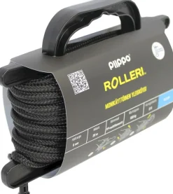 Rolleri Piippo PP-multifilamentti 6mm x 20m musta