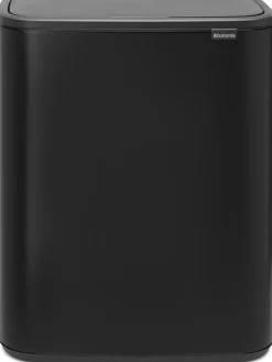 Roska-astia Brabantia Bo Touch 2 x 30L Matt Black