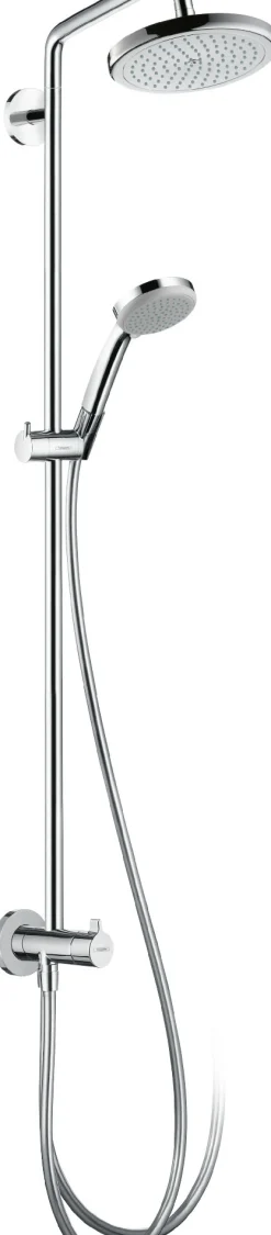 Sadesuihkusetti Hansgrohe Croma Showerpipe 220 Air 1jet Reno ilman hanaa, kromi