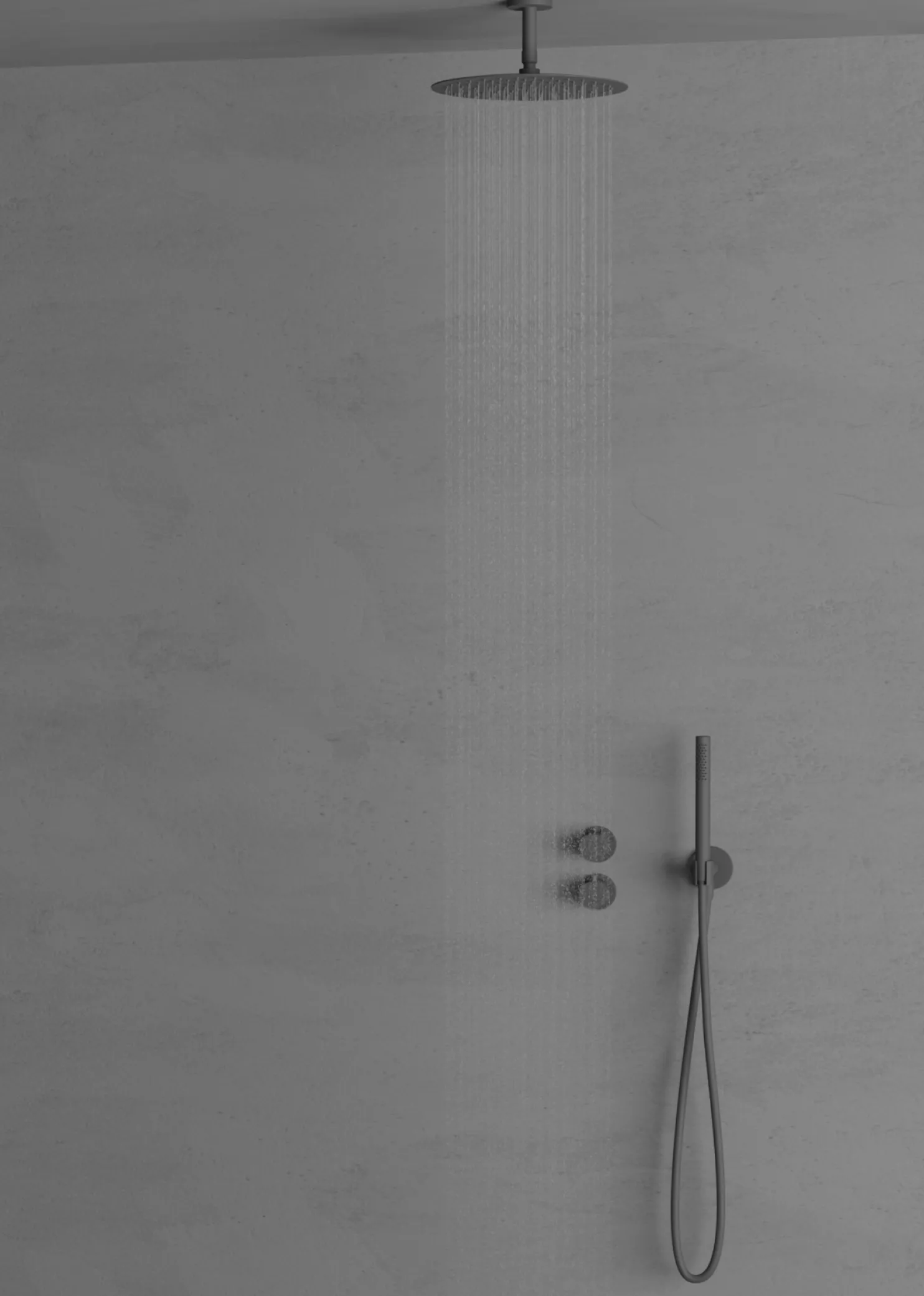 Sadesuihkusetti Scandtap Harmonized 2Y, termostaattihanalla, vettä säästävä, piiloasennus, väri.