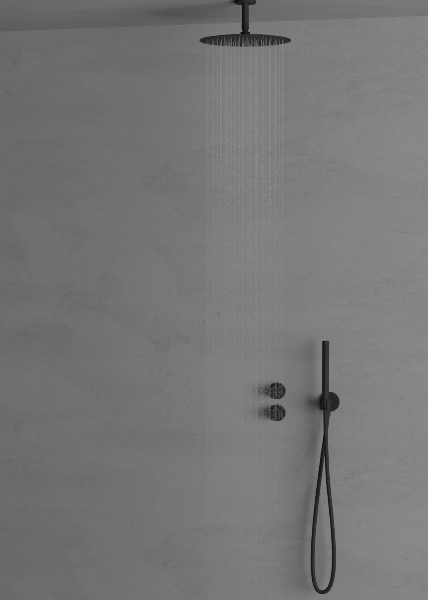 Sadesuihkusetti Scandtap Harmonized 2Y, termostaattihanalla, vettä säästävä, piiloasennus, väri.